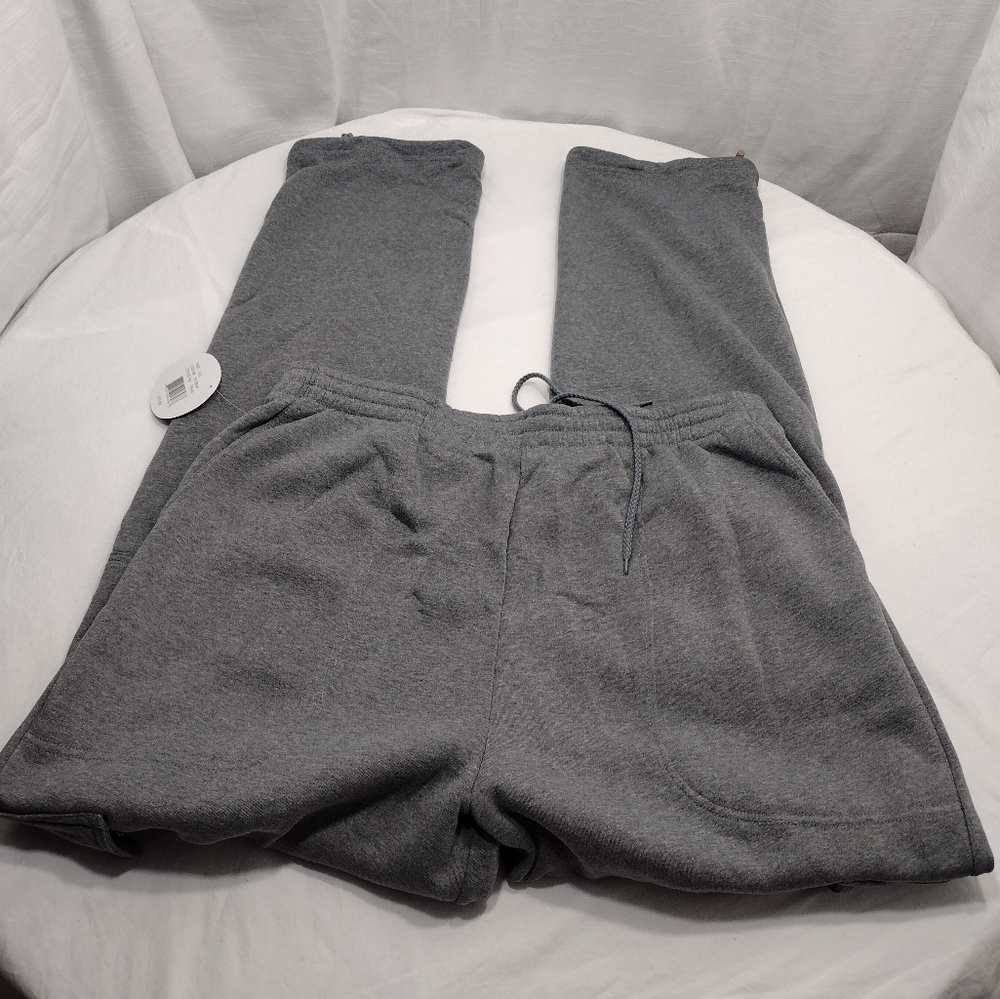 Oscar Sports Big & Tall Heather Gray Fleece Lined Jogging Pants - Picture 15 of 15